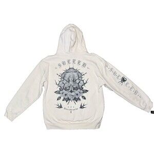 Sullen Art Grace 'Protect What You Love' Mother Mary Tattoo Hoodie Medium